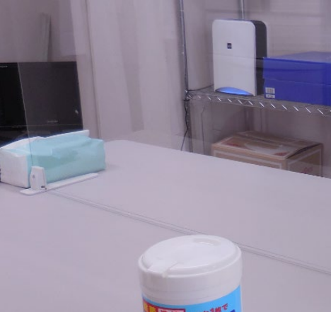 職員休憩室に配置